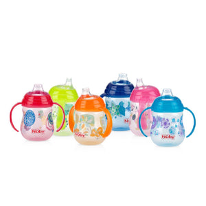 Nuby Designer Pinpoint 2 Handle Clik-It Trainer Cup With Pp Cover Spout Cup 270ML/9OZ