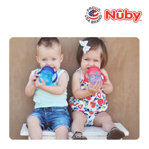 Nuby Designer Pinpoint 2 Handle Clik-It Trainer Cup With Pp Cover Spout Cup 270ML/9OZ