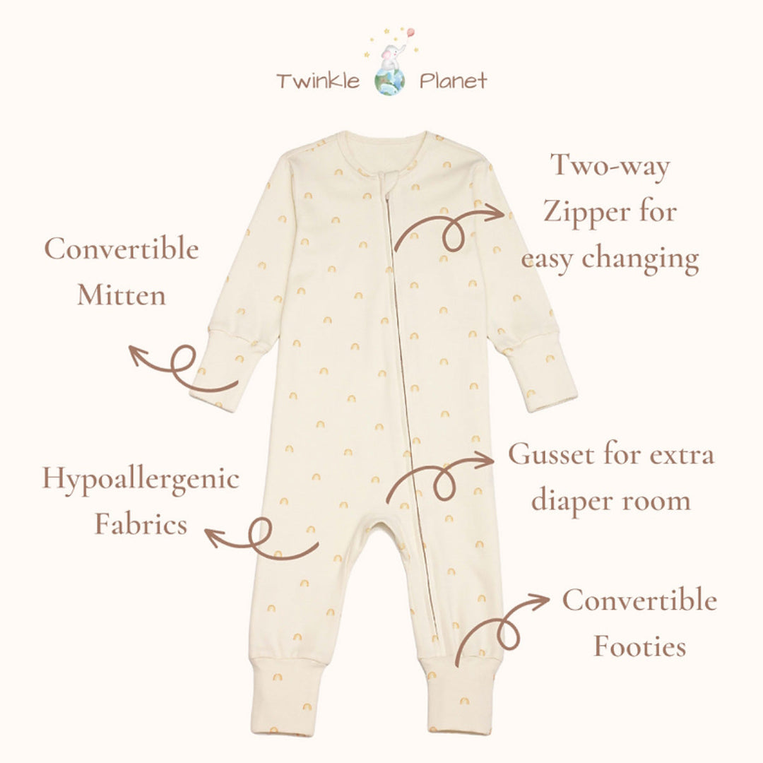 Twinkle Planet Organic One Piece Pjyamas (3-6m)