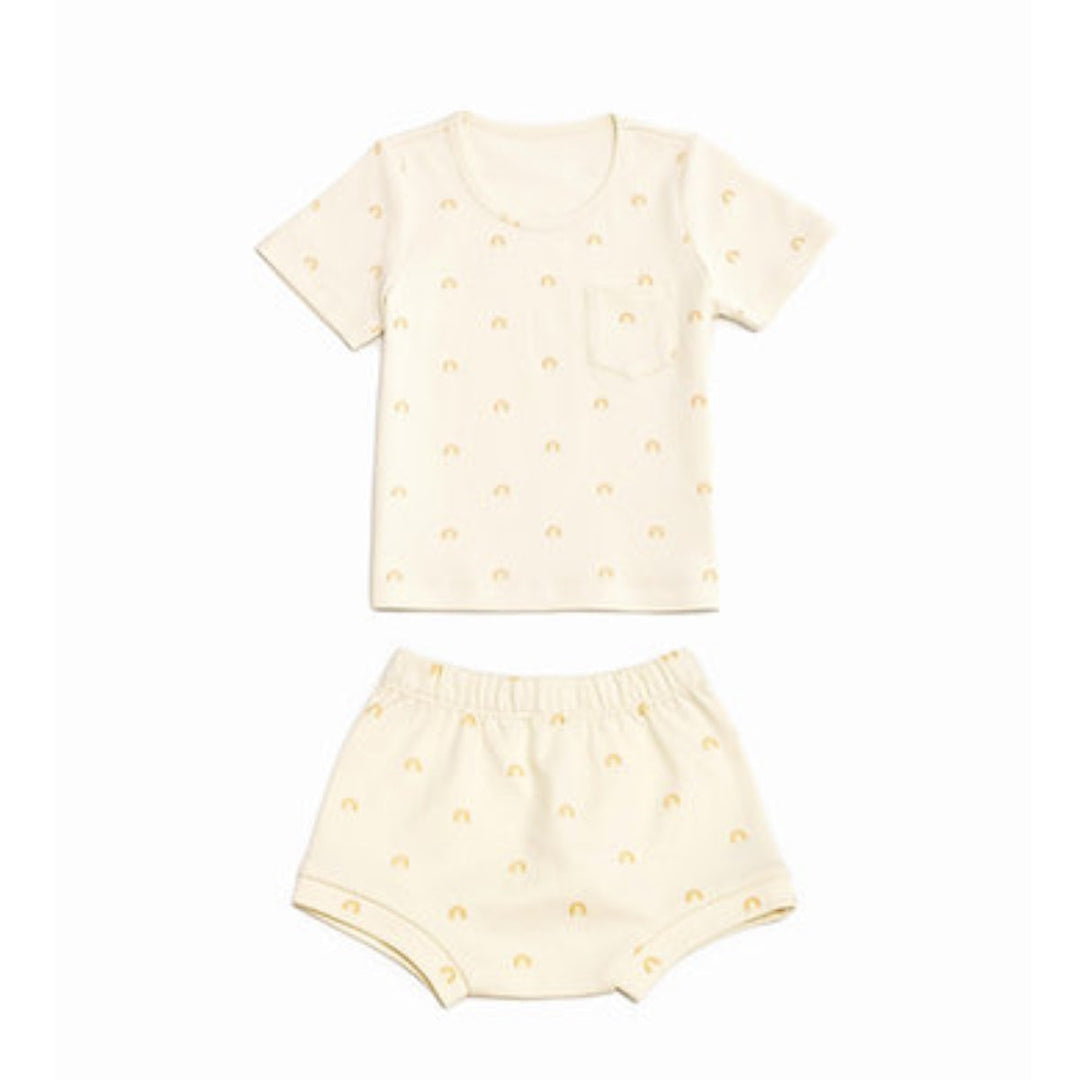 Twinkle Planet Organic Short Sleeves Casual Two-piece Set (12-18m)