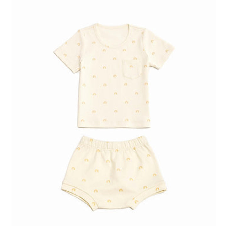 Twinkle Planet Organic Short Sleeves Casual Two-piece Set (12-18m)