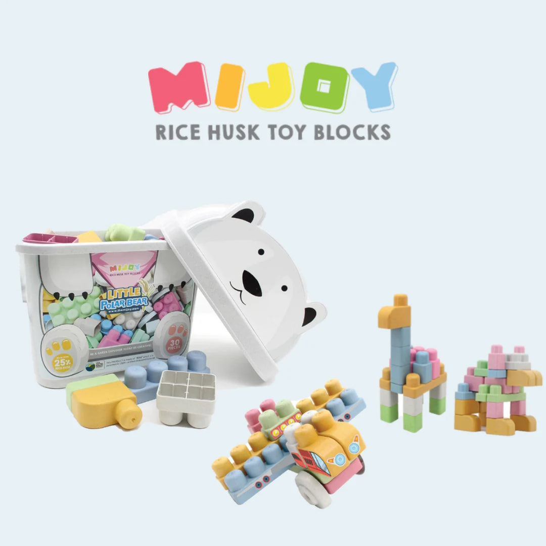 Sunta Mijoy 30Pcs Mijoy Block Animal Bucket Series