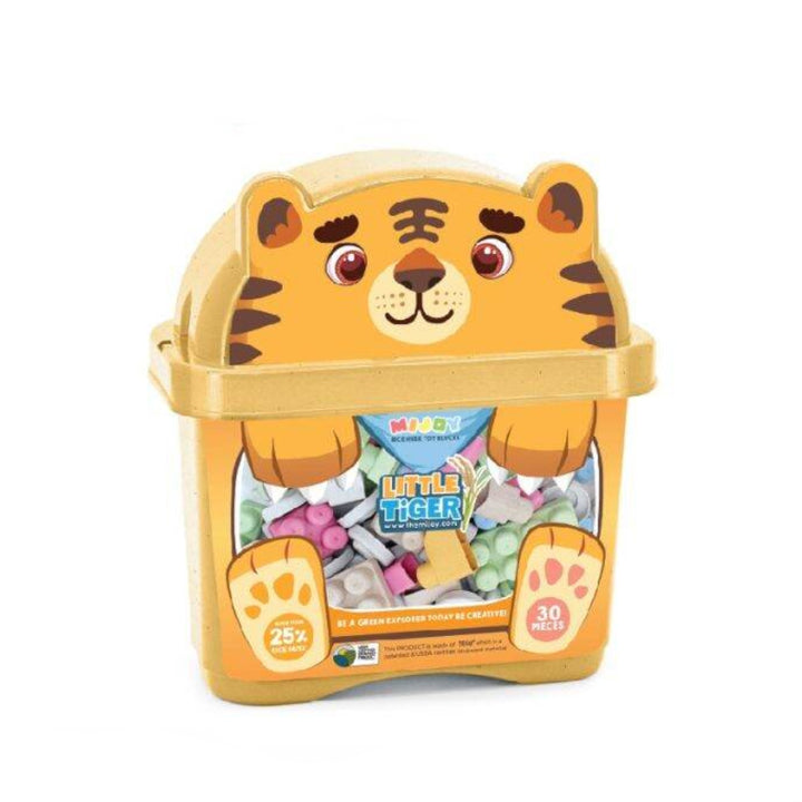 Sunta Mijoy 30Pcs Mijoy Block Animal Bucket Series