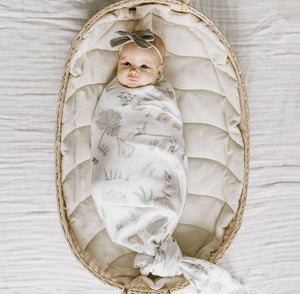 KAYS + KINS Bamboo Swaddle - Meadow Magic
