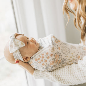 KAYS + KINS Bamboo Luxe Swaddle Set - Secret Garden