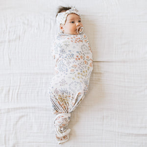 KAYS + KINS Bamboo Luxe Swaddle Set - Secret Garden