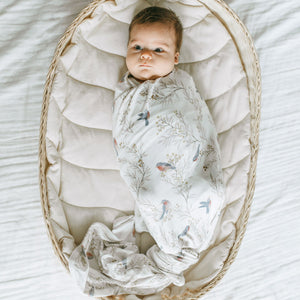 KAYS + KINS Bamboo Luxe Swaddle Set - Birdsong