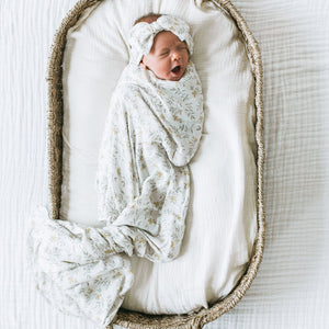 KAYS + KINS Bamboo Swaddle - Wildflower Haze