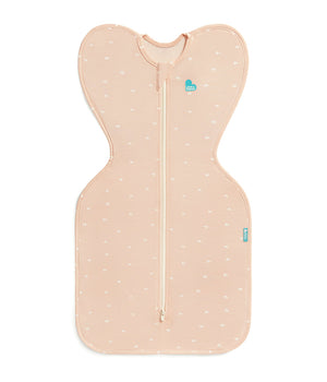 Love To Dream Swaddle Up Stage 1 0.2 TOG Bamboo Blush Hearts front