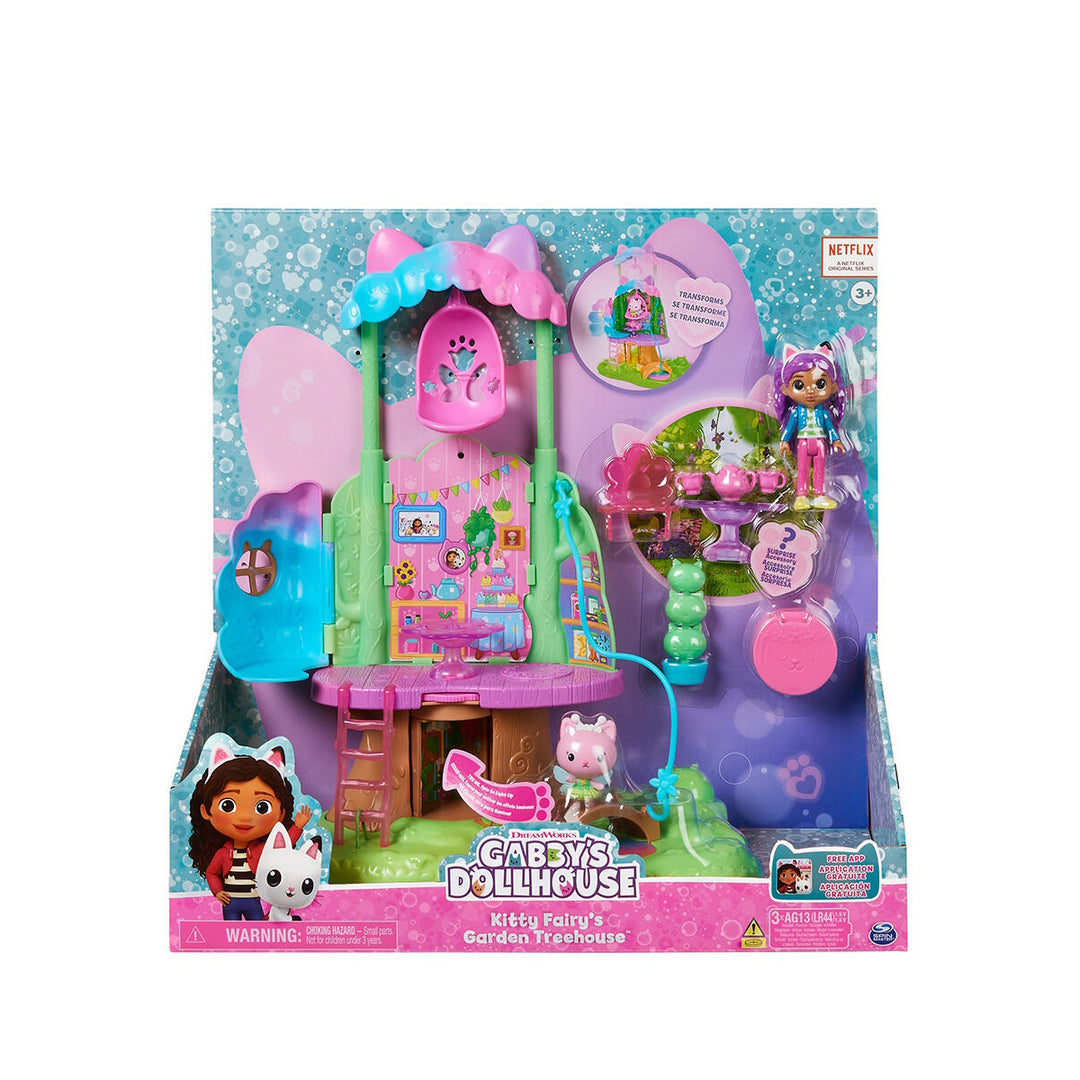 Gabby's Dollhouse Kitty Fairy Garden Teahouse