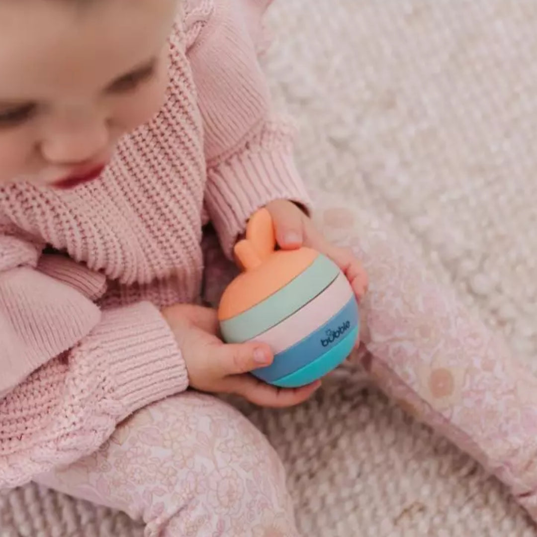 Bubble Silicone Stacking Apple Teether