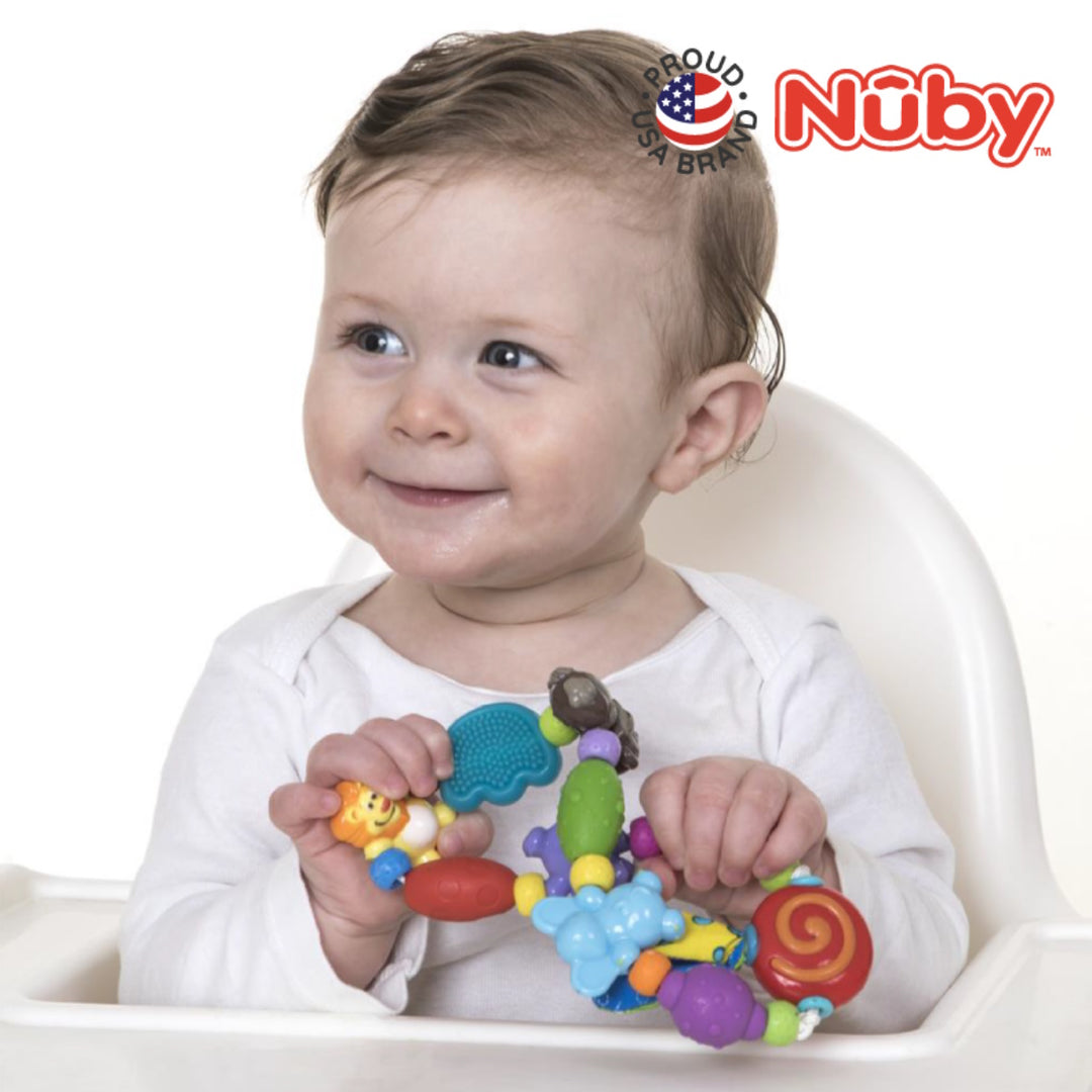 Nuby Safari Loop Teether with Necklace