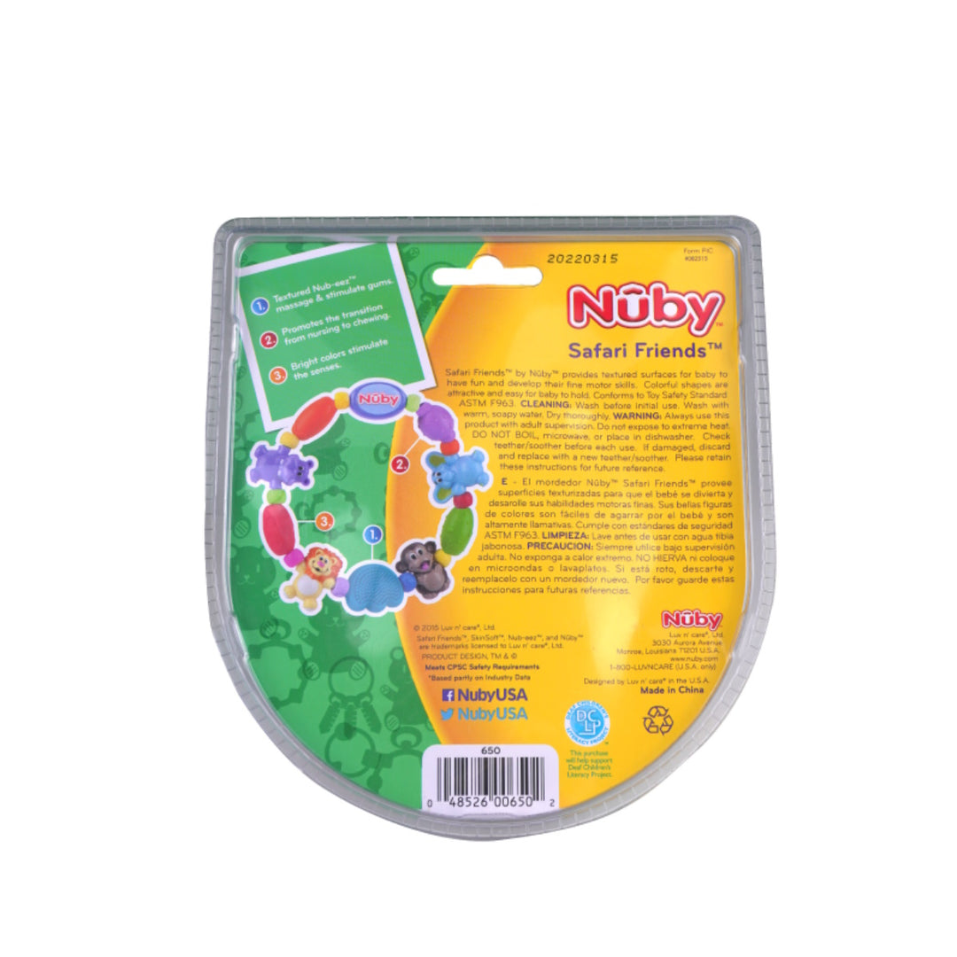 Nuby Safari Loop Teether with Necklace