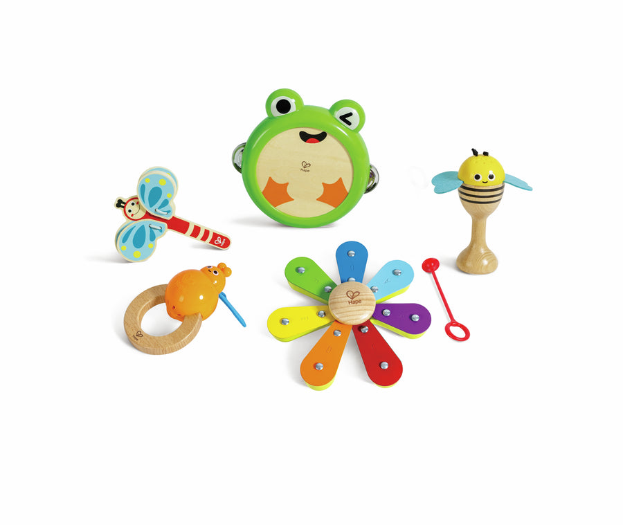 Hape Nature Band Rhythm Kit — all five instruments