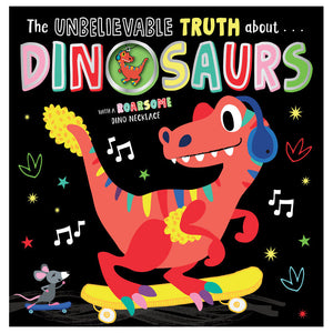 The Unbelievable Truth About Dinosaurs cover with necklace