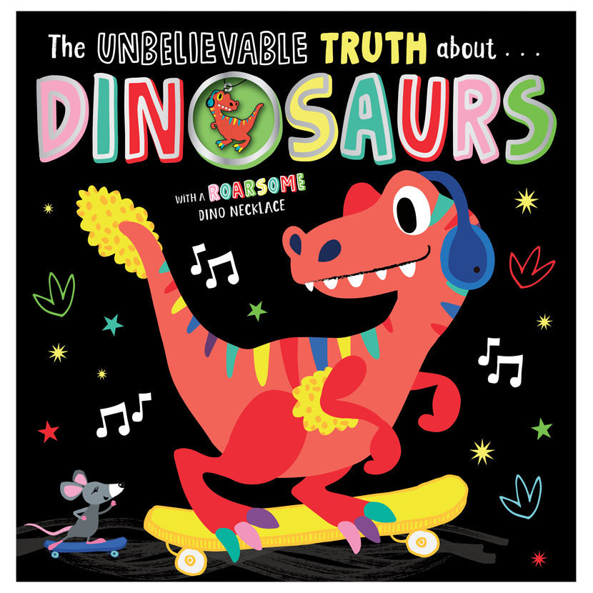 The Unbelievable Truth About Dinosaurs cover with necklace