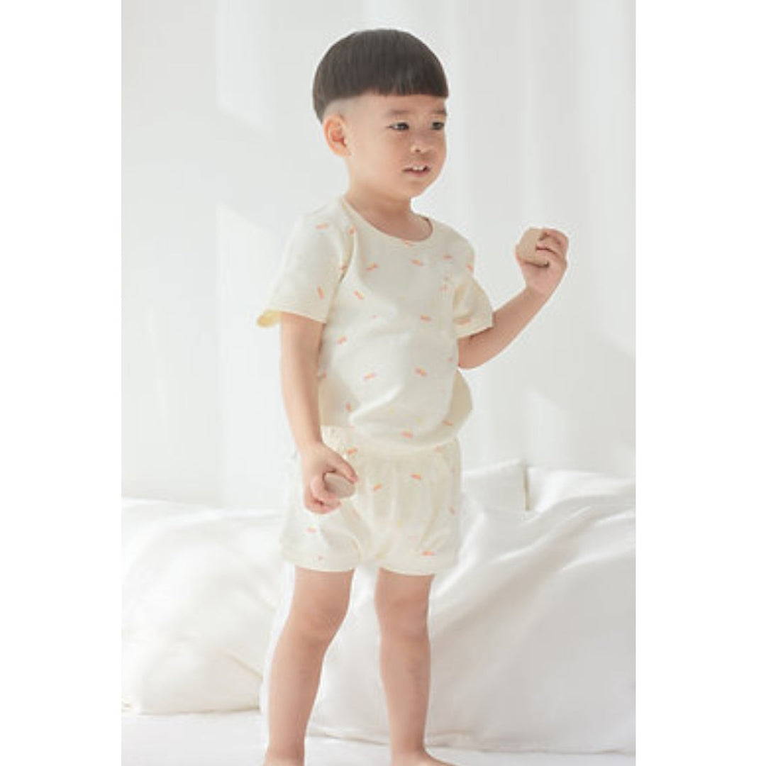Twinkle Planet Organic Short Sleeves Casual Two-piece Set (12-18m)