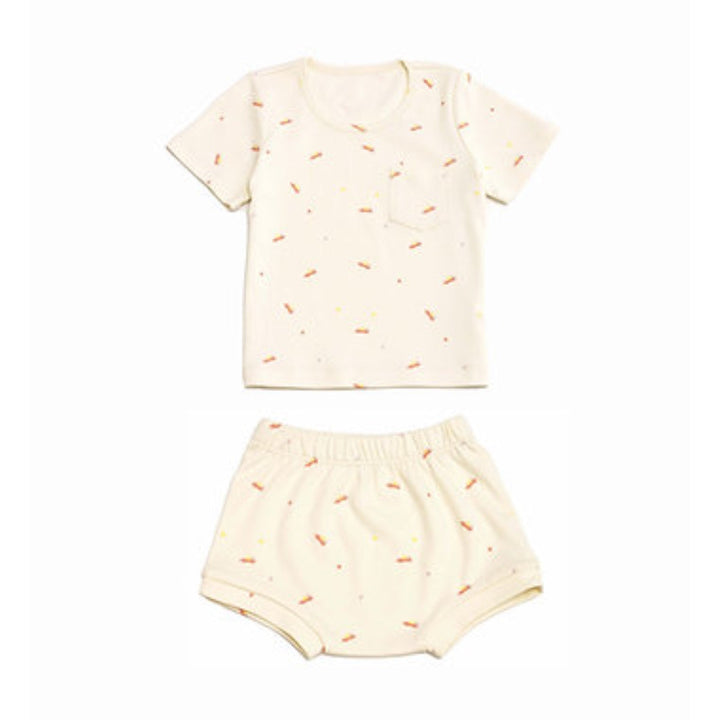 Twinkle Planet Organic Short Sleeves Casual Two-piece Set (18-24m)