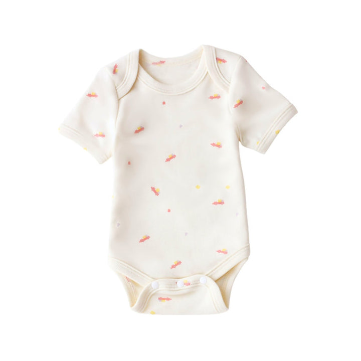 Twinkle Planet Organic Short Sleeve Baby Bodysuit (Newborn)