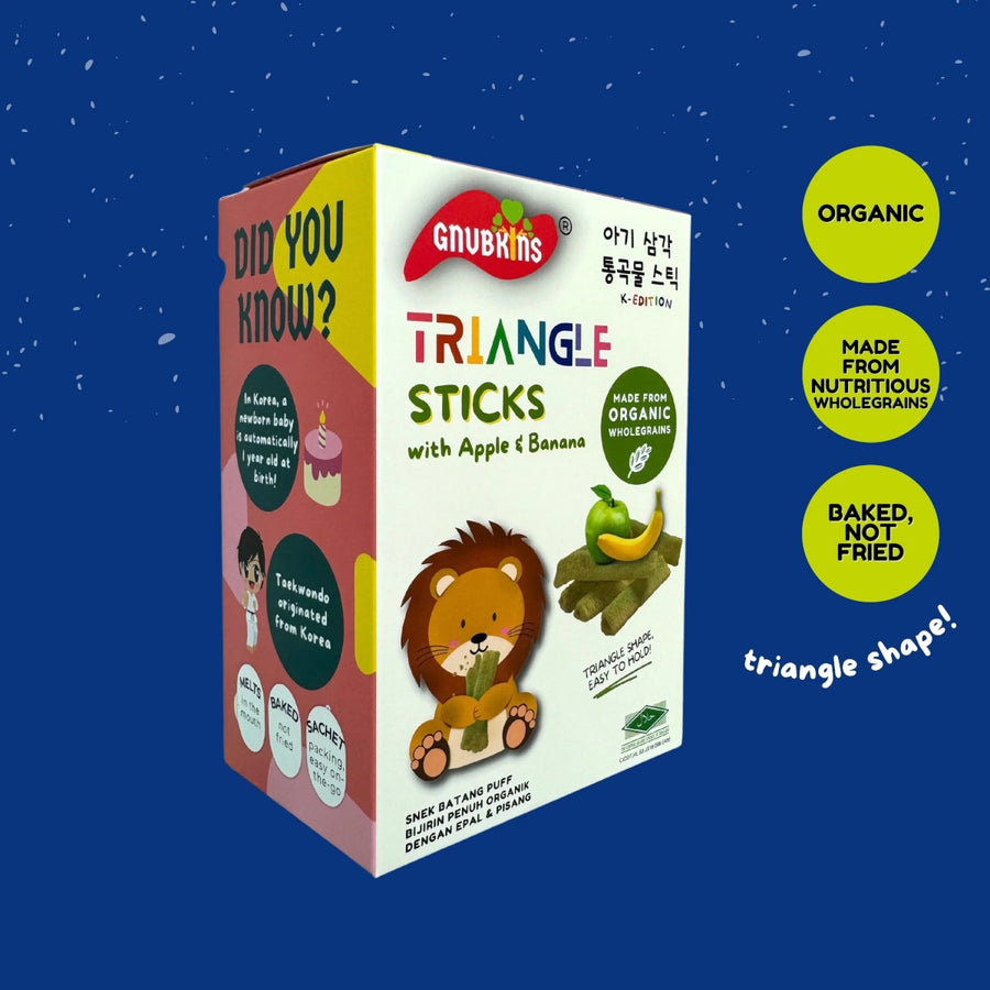 Gnubkins Organic Triangle Sticks