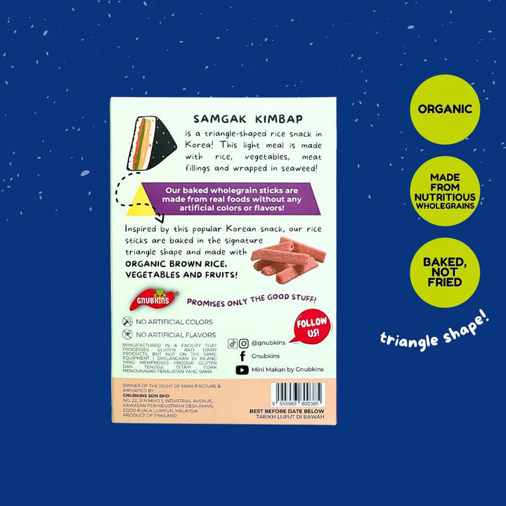 Gnubkins Organic Triangle Sticks
