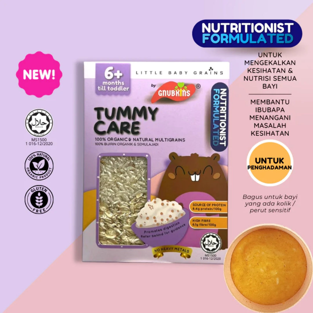 Gnubkins Nutritionist Formulated- Tummy Care (6+ months till Toddler)