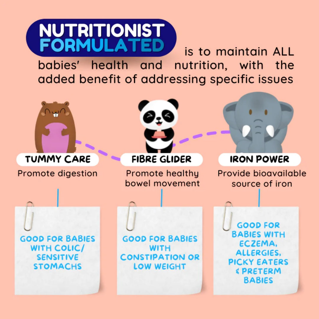 Gnubkins Nutritionist Formulated- Tummy Care (6+ months till Toddler)