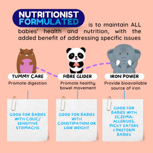 Gnubkins Nutritionist Formulated- Fibre Glider (7+ months till toddler)
