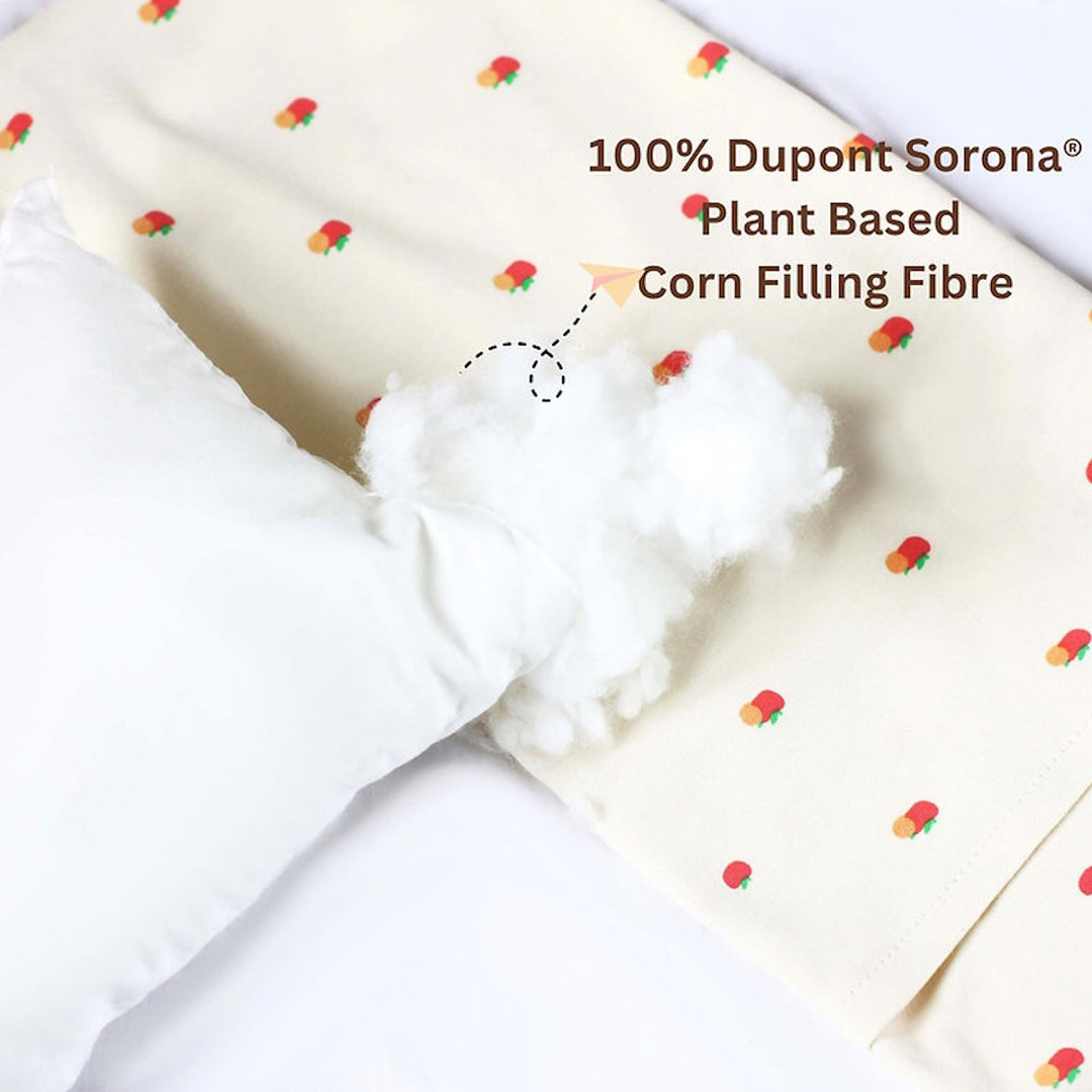 Twinkle Planet Organic Cuddle Dream Baby Pillow, Large 38x18cm