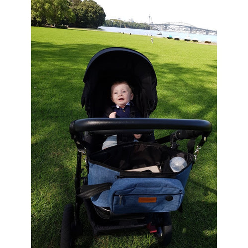 Akarana Baby Multipurpose Stroller Organizer Blue