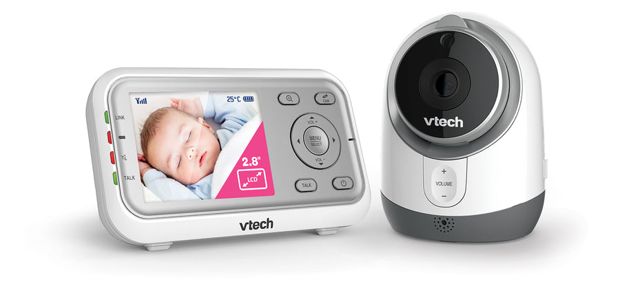 VTech BM3300 full colour video baby monitor - parent unit and camera