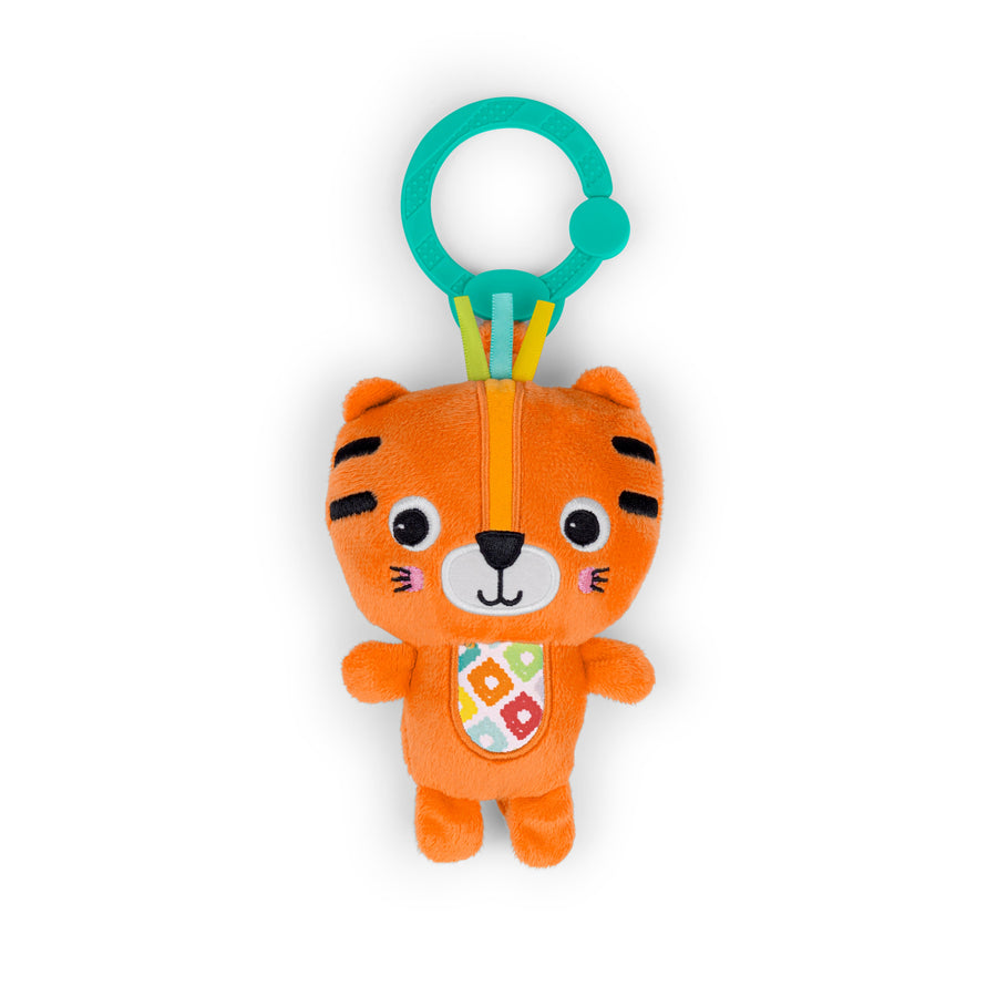 Bright Starts Jingle Joy tiger rattle toy