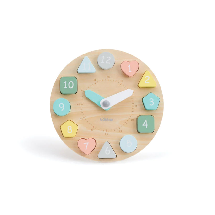 Bubble Wooden Clock