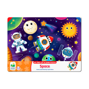 The Learning Journey My First Lift & Learn Puzzle Space, 8 pieces, ages 2-5