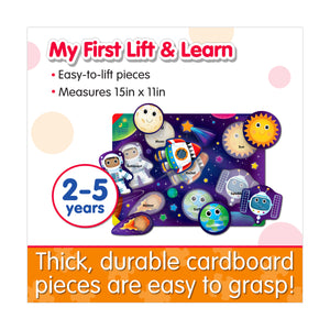 My First Lift & Learn Space 8-piece chunky tray puzzle