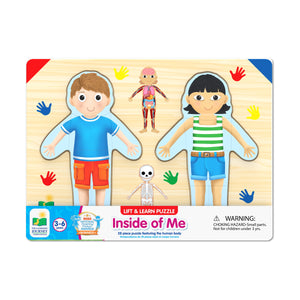 The Learning Journey Lift & Learn Puzzle Inside of Me, 28 pieces, ages 3-6