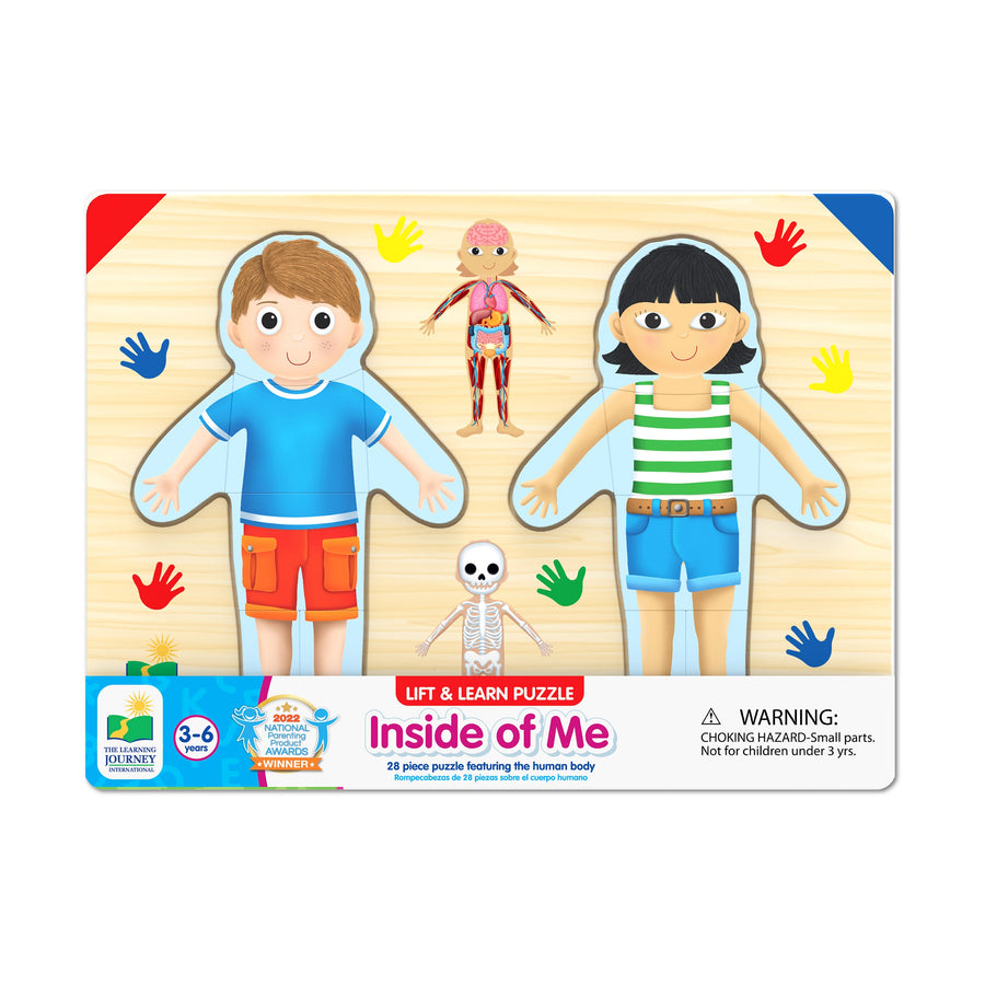 The Learning Journey Lift & Learn Puzzle Inside of Me, 28 pieces, ages 3-6