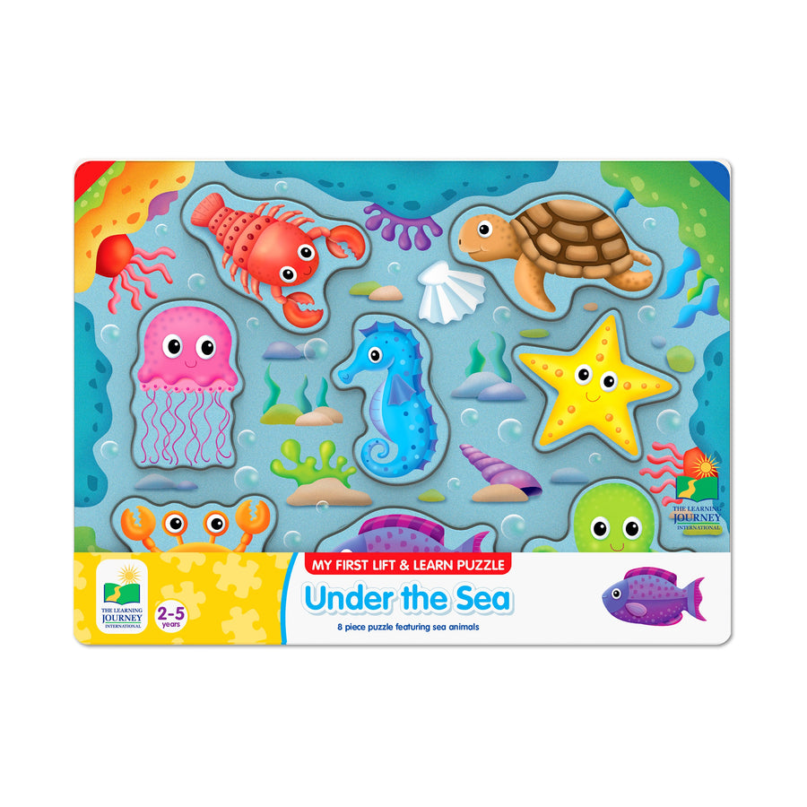 The Learning Journey My First Lift & Learn Puzzle Under the Sea, 8 pieces, ages 2-5