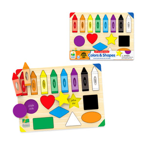 Colors & Shapes Lift & Learn puzzle with box