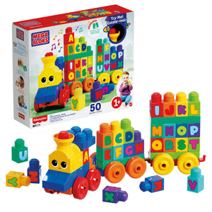 MEGA BLOKS Fisher-Price First Builders ABC Musical Train (50 Pieces)