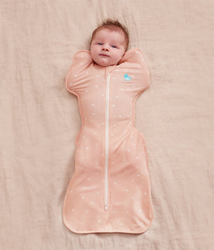 Love To Dream Swaddle Up Stage 1 0.2 TOG Viscose from Bamboo Blush Hearts