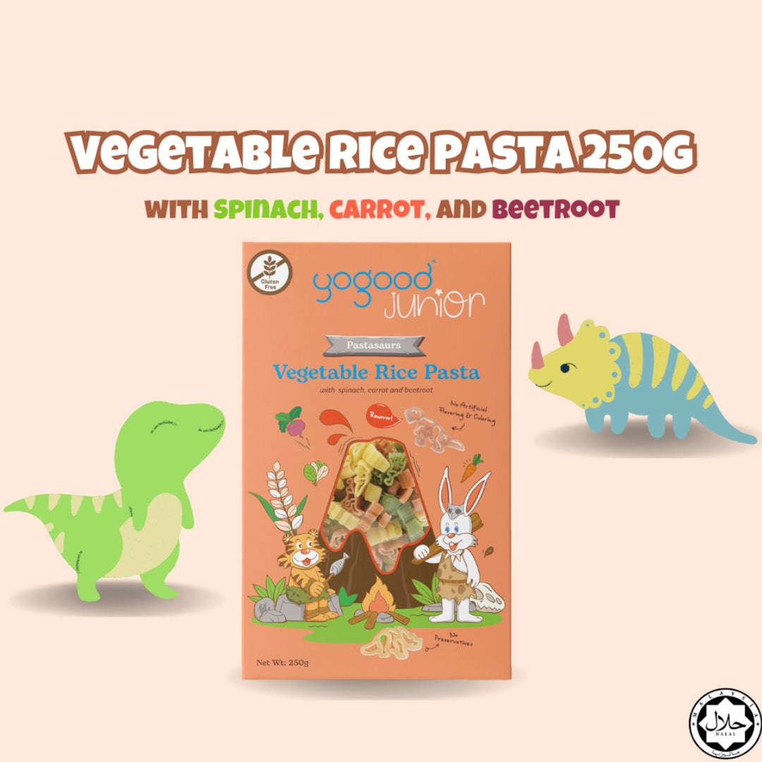 Yogood Junior Vegetable Rice Pasta 250g