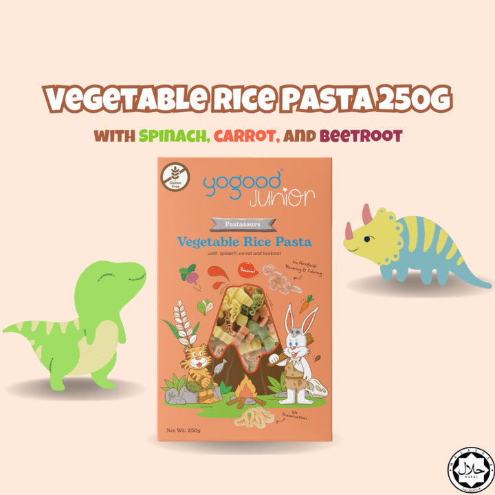 Yogood Junior Vegetable Rice Pasta 250g