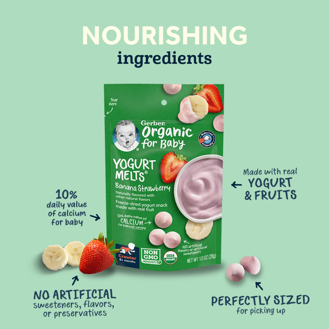 Gerber Organic Yogurt Melts 28g