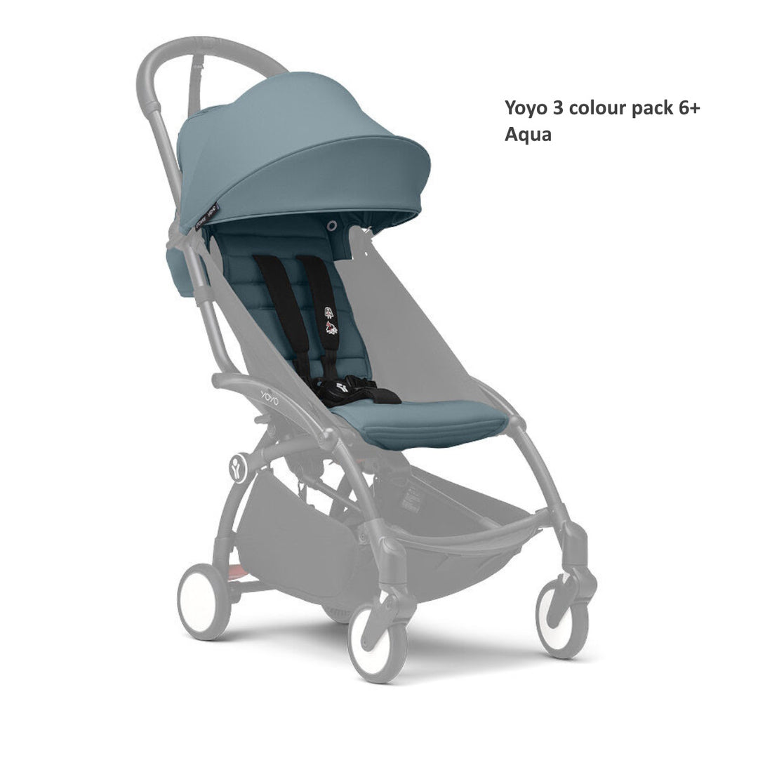 Stokke® YOYO³ Stroller 6+ (Black Frame)