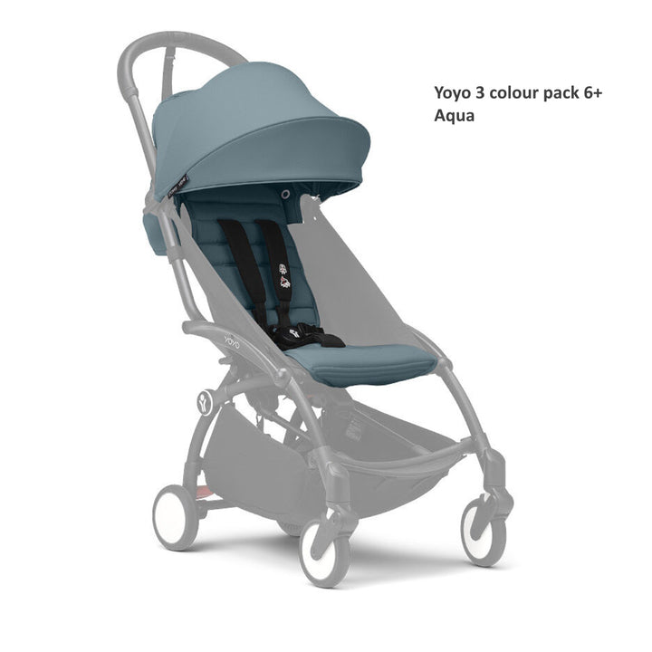 Stokke® YOYO³ Stroller 6+ (Black Frame)