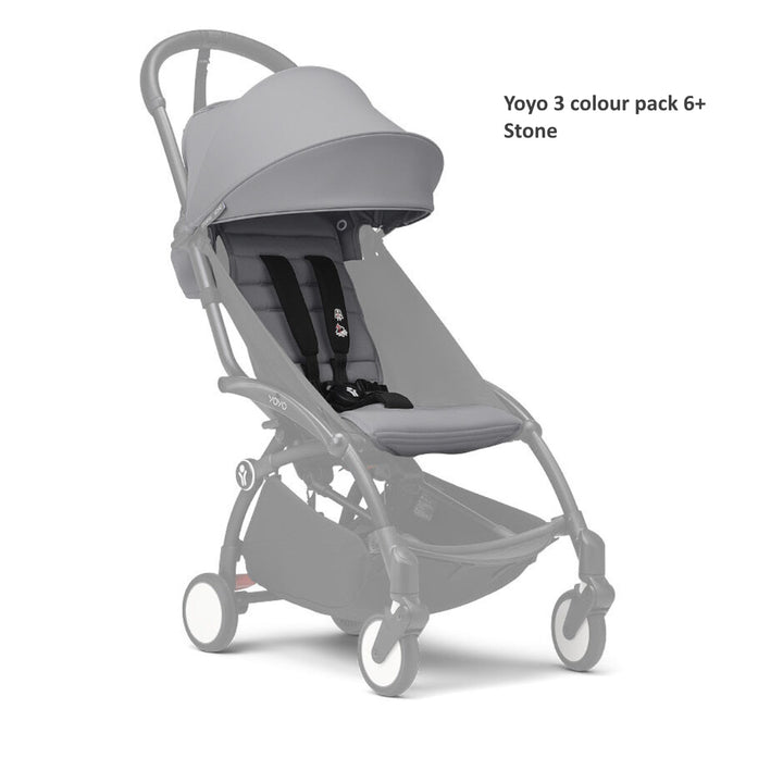 Stokke® YOYO³ Stroller 6+ (Black Frame)