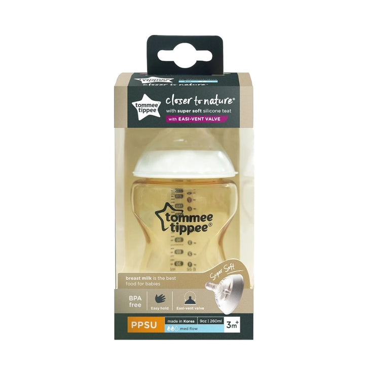 Tommee Tippee Closer to Nature PPSU Feeding Bottle 3m+ 260ml/ 9oz
