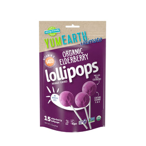 YumEarth Ultimate Organic Elderberry Pops 93g