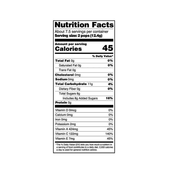 YumEarth Ultimate Organic Elderberry Pops 93g